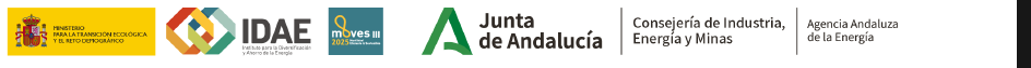 Ministerio para la Transición Ecológica y el Reto Demográfico, IDAE, MOVES III, Junta de Andalucía, Agencia Andaluza de la Energía